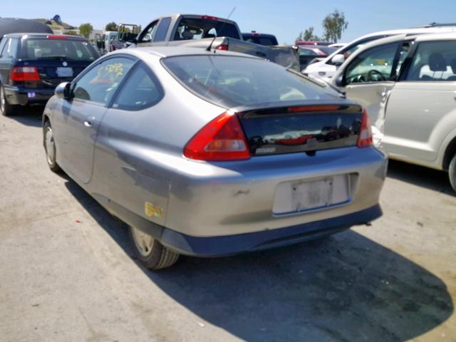 JHMZE14752T000842 - 2002 HONDA INSIGHT SILVER photo 3