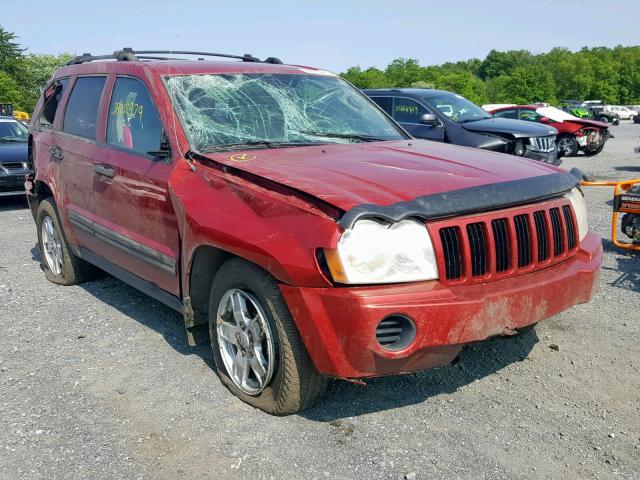 1J4GR48K95C540268 - 2005 JEEP GRAND CHER RED photo 1