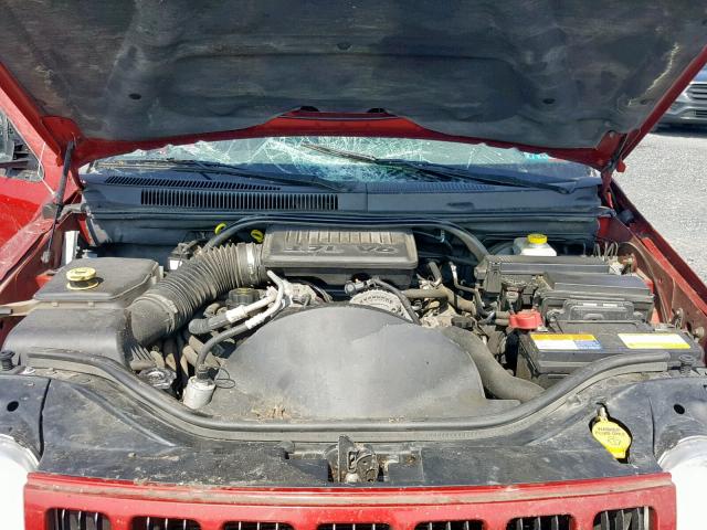 1J4GR48K95C540268 - 2005 JEEP GRAND CHER RED photo 7