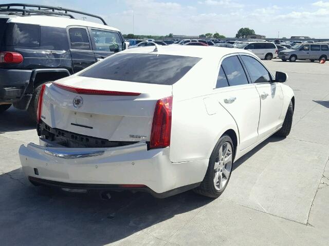 1G6AB5RX6E0187587 - 2014 CADILLAC ATS LUXURY WHITE photo 4