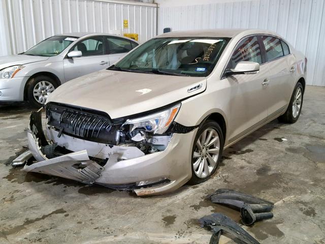 1G4GB5G37FF144877 - 2015 BUICK LACROSSE GOLD photo 2