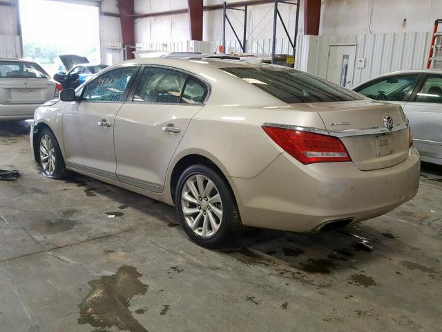 1G4GB5G37FF144877 - 2015 BUICK LACROSSE GOLD photo 3