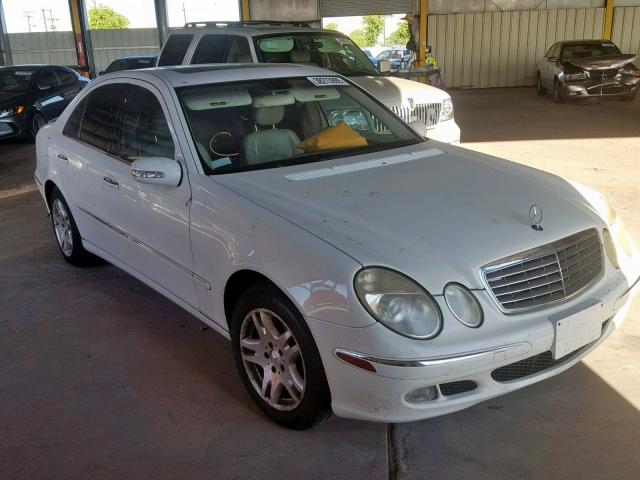 WDBUF65J63A205520 - 2003 MERCEDES-BENZ E 320 WHITE photo 1