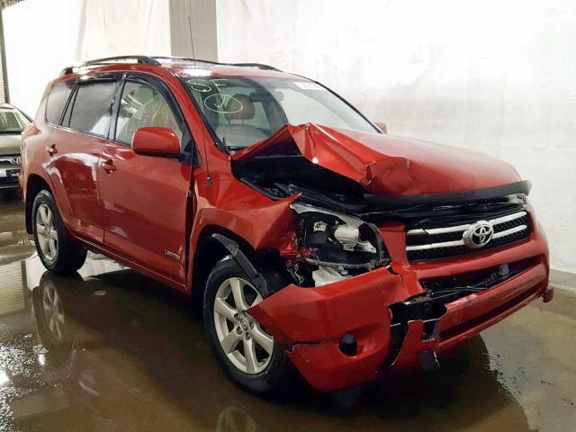 JTMBD31V386087541 - 2008 TOYOTA RAV4 LIMIT RED photo 1