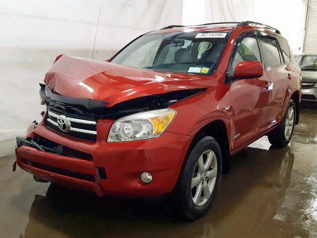 JTMBD31V386087541 - 2008 TOYOTA RAV4 LIMIT RED photo 2