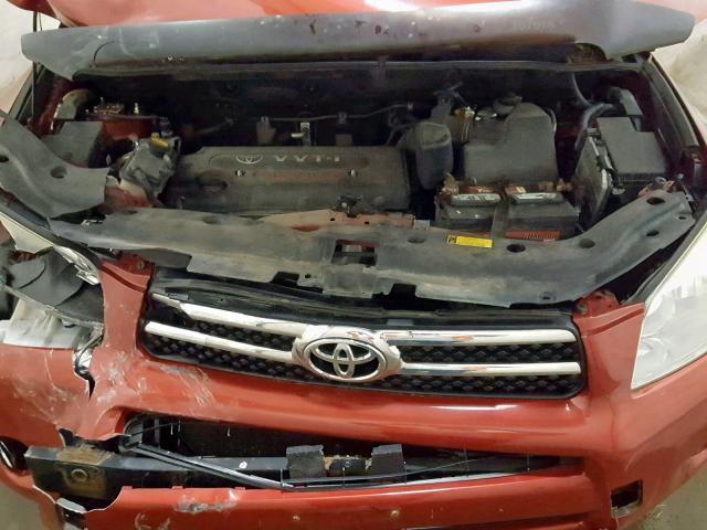 JTMBD31V386087541 - 2008 TOYOTA RAV4 LIMIT RED photo 7