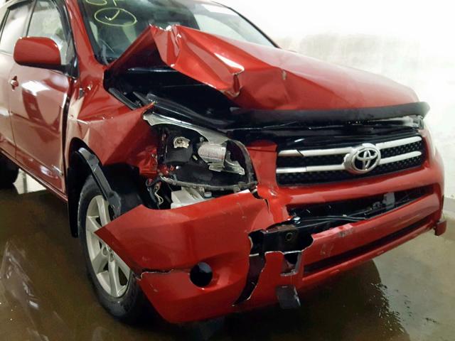 JTMBD31V386087541 - 2008 TOYOTA RAV4 LIMIT RED photo 9