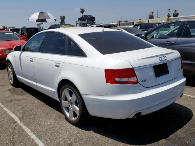 WAUAH74F88N096847 - 2008 AUDI A6 3.2 WHITE photo 3