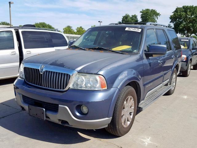 5LMFU28R43LJ02359 - 2003 LINCOLN NAVIGATOR Bleu photo 2