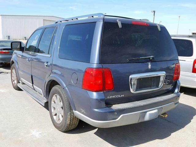 5LMFU28R43LJ02359 - 2003 LINCOLN NAVIGATOR Bleu photo 3