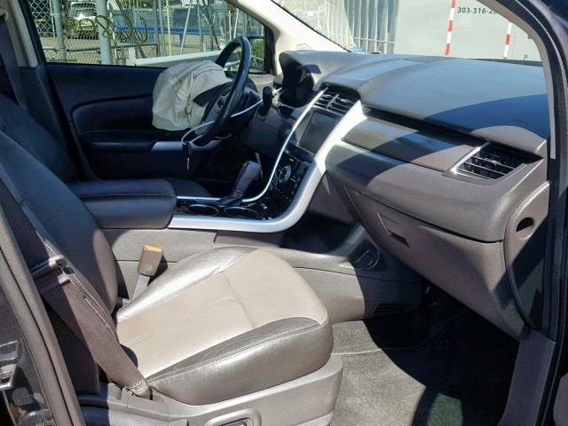 2FMDK4AK9DBC27304 - 2013 FORD EDGE SPORT BLACK photo 5