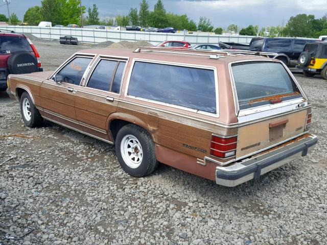 2MECM79F1LX677256 - 1990 MERCURY MARQUIS CO BROWN photo 3