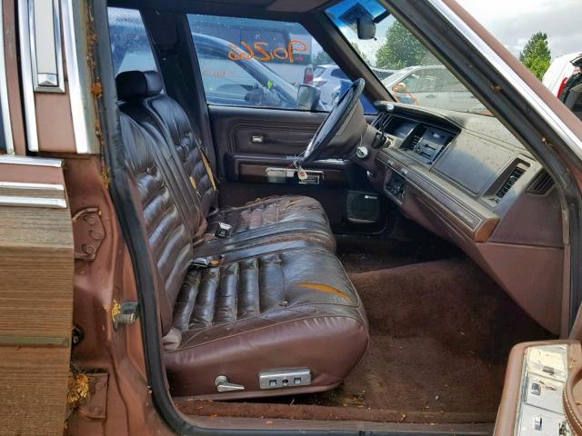 2MECM79F1LX677256 - 1990 MERCURY MARQUIS CO BROWN photo 5