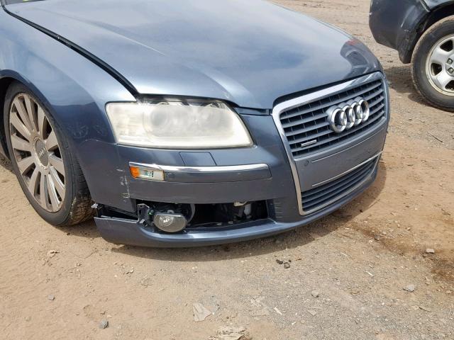 WAULL44E26N012502 - 2006 AUDI A8 4.2 QUA BLUE photo 9