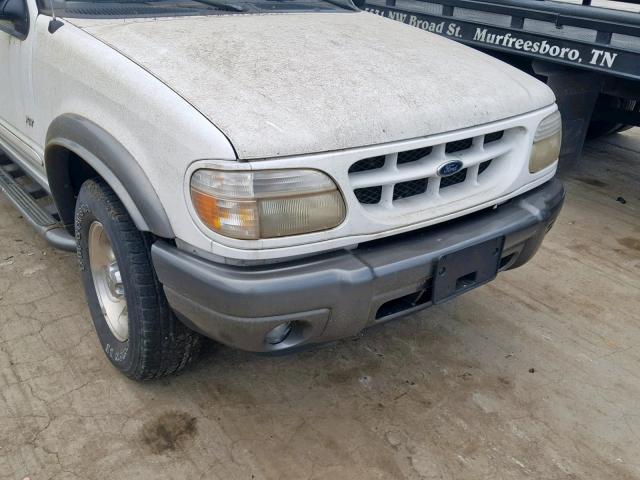 1FMZU73E8YZA53320 - 2000 FORD EXPLORER X WHITE photo 9