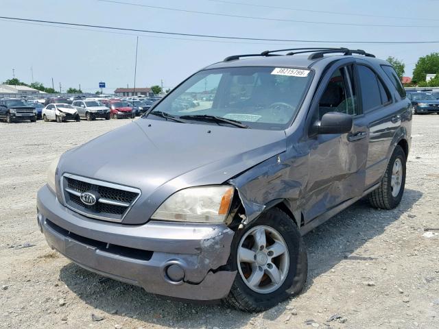 KNDJD733265553767 - 2006 KIA SORENTO EX GRAY photo 2