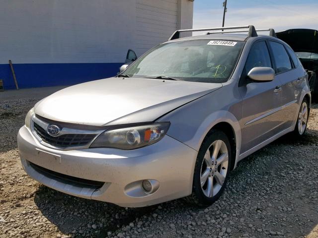 JF1GH63688H828391 - 2008 SUBARU IMPREZA OU GRAY photo 2