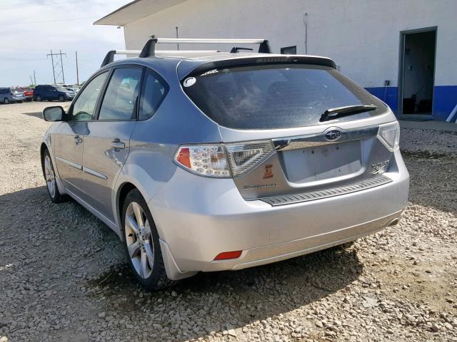 JF1GH63688H828391 - 2008 SUBARU IMPREZA OU GRAY photo 3