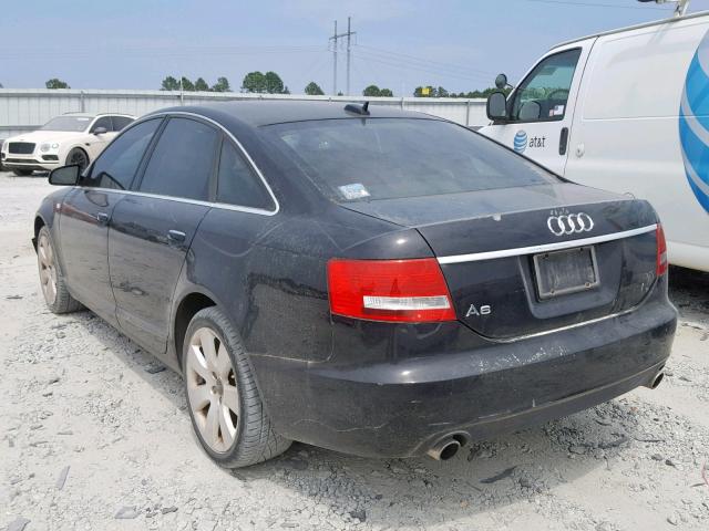 WAUAH74F76N162432 - 2006 AUDI A6 3.2 BLACK photo 3