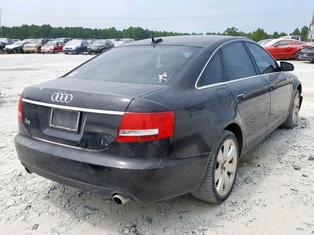 WAUAH74F76N162432 - 2006 AUDI A6 3.2 BLACK photo 4