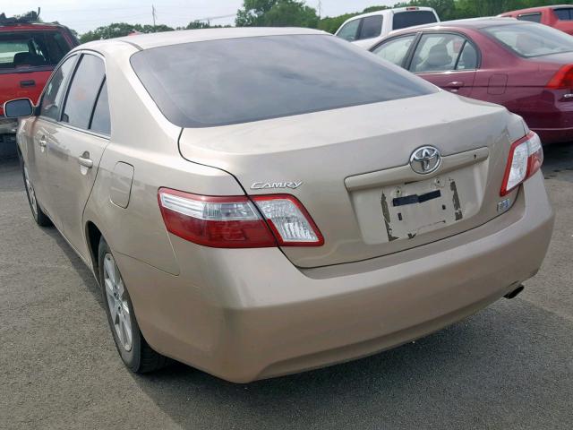 4T1BB46K49U076311 - 2009 TOYOTA CAMRY HYBR GOLD photo 3