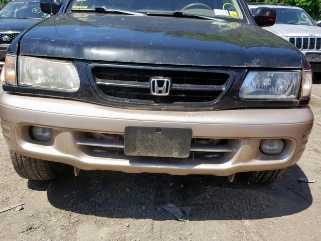 4S6DM58W714415521 - 2001 HONDA PASSPORT E BLACK photo 7