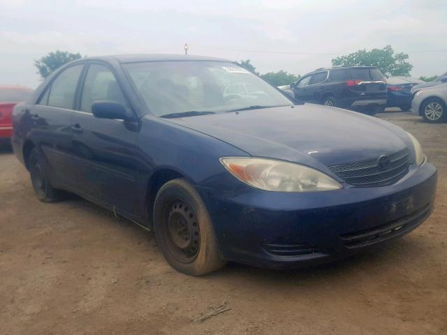 4T1BE30K04U276797 - 2004 TOYOTA CAMRY LE BLUE photo 1