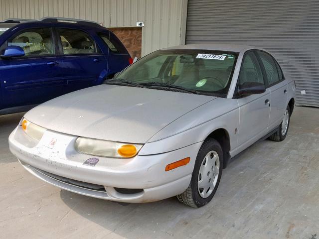 1G8ZH52821Z212857 - 2001 SATURN SL1 GRAY photo 2