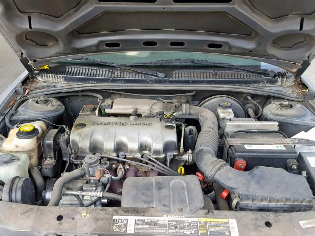 1G8ZH52821Z212857 - 2001 SATURN SL1 GRAY photo 7