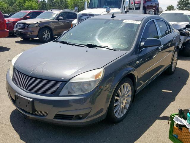 1G8ZV57757F167299 - 2007 SATURN AURA XR GRAY photo 2