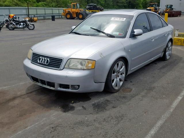 WAUJT64B02N147108 - 2002 AUDI A6 3 SILVER photo 2