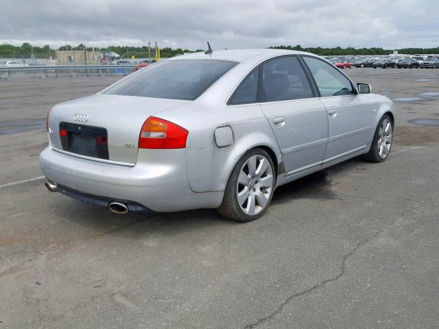 WAUJT64B02N147108 - 2002 AUDI A6 3 SILVER photo 4