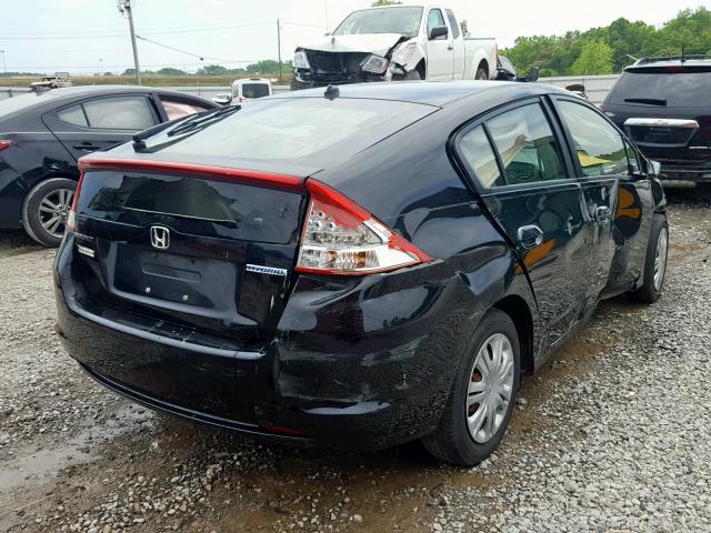 JHMZE2H51AS041200 - 2010 HONDA INSIGHT LX BLACK photo 4