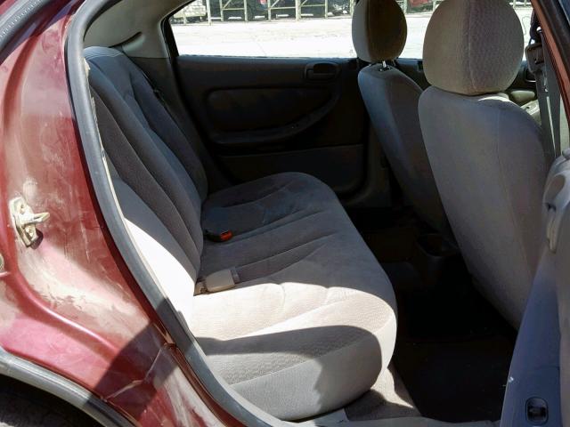 1B3EJ46XX1N528729 - 2001 DODGE STRATUS SE MAROON photo 6