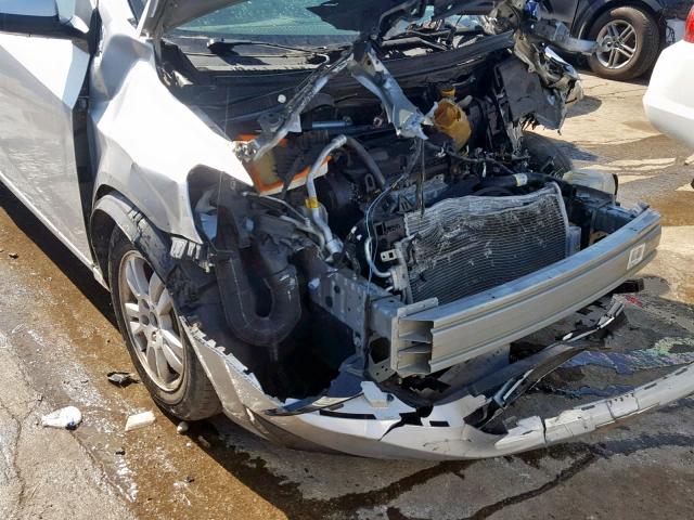 1G1JA5SH8C4170856 - 2012 CHEVROLET SONIC LS 银色 照片 9