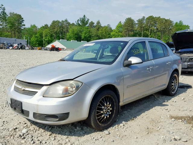 1G1AL58F087277647 - 2008 CHEVROLET COBALT LT SILVER photo 2