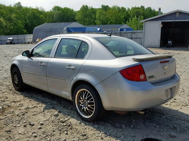 1G1AL58F087277647 - 2008 CHEVROLET COBALT LT SILVER photo 3