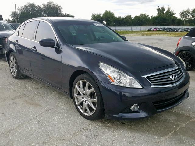 JN1CV6APXBM502607 - 2011 INFINITI G37 BASE BLUE photo 1