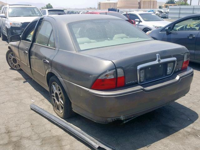 1LNHM87A13Y666189 - 2003 LINCOLN LS GRAY photo 3