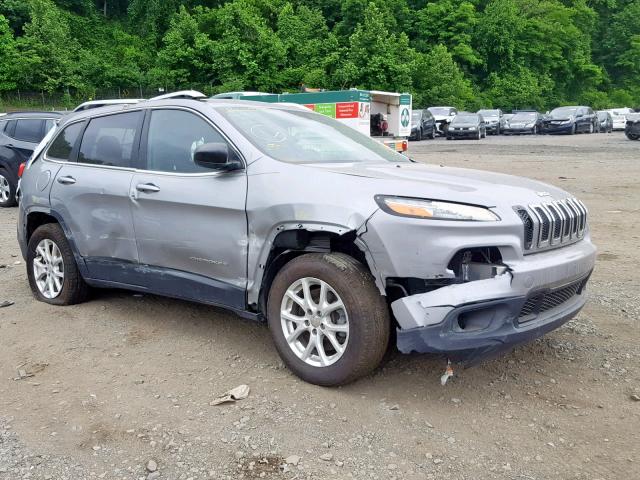 1C4PJMCB9FW576921 - 2015 JEEP CHEROKEE L GRAY photo 1