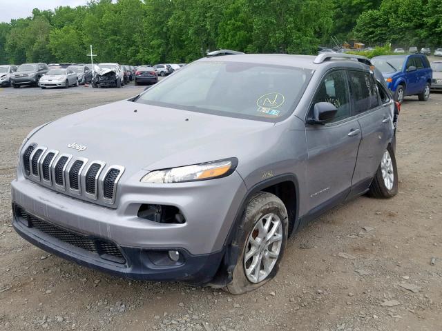 1C4PJMCB9FW576921 - 2015 JEEP CHEROKEE L GRAY photo 2