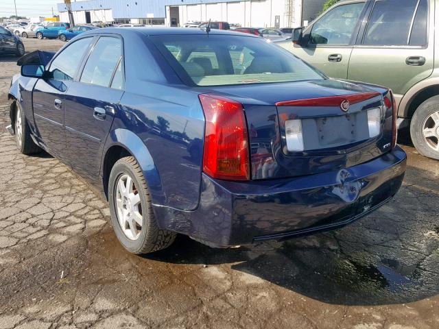 1G6DP577960171726 - 2006 CADILLAC CTS HI FEA BLUE photo 3