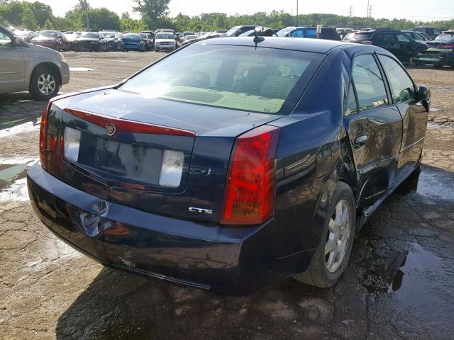 1G6DP577960171726 - 2006 CADILLAC CTS HI FEA BLUE photo 4