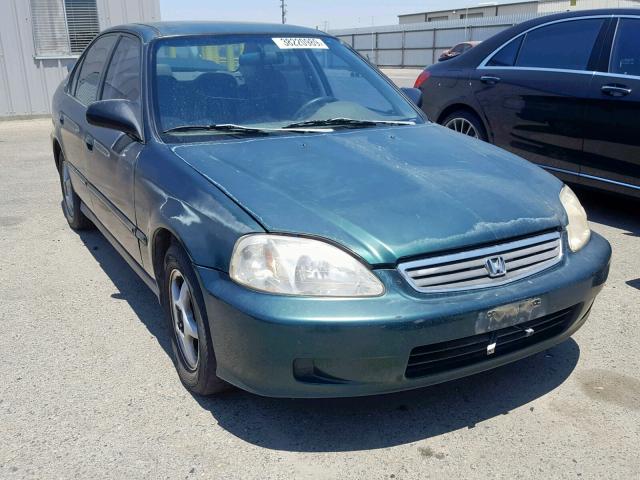 2HGEJ6617XH576617 - 1999 HONDA CIVIC BASE GREEN photo 1