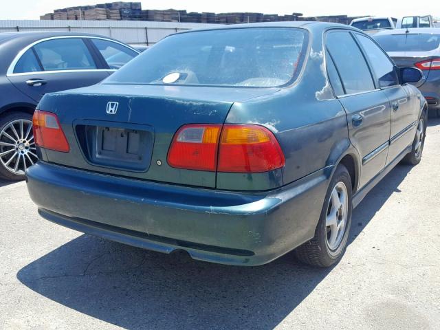 2HGEJ6617XH576617 - 1999 HONDA CIVIC BASE GREEN photo 4