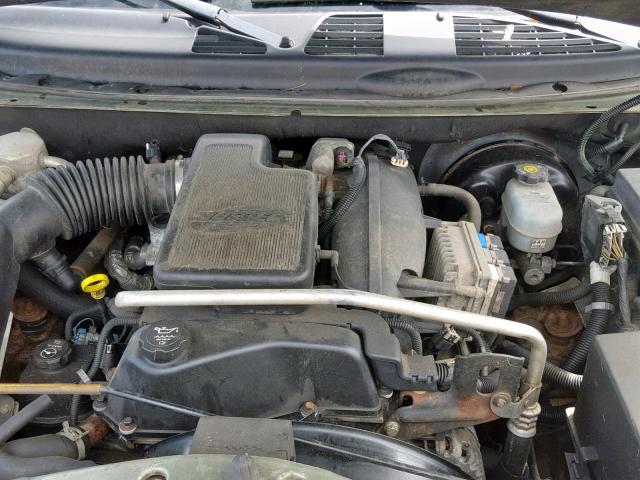 1GKDT13S642439374 - 2004 GMC ENVOY GREEN photo 7