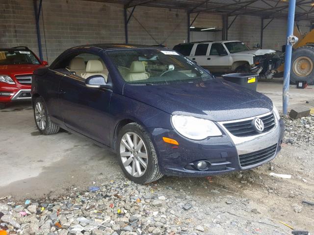 WVWFA71FX7V004914 - 2007 VOLKSWAGEN EOS 2.0T L BLUE photo 1