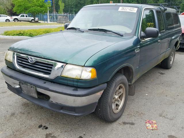 4F4YR16C8XTM19245 - 1999 MAZDA B2500 CAB GREEN photo 2