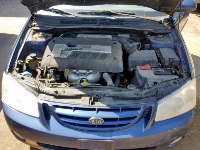 KNAFE121755144546 - 2005 KIA NEW SPECTR BLUE photo 7