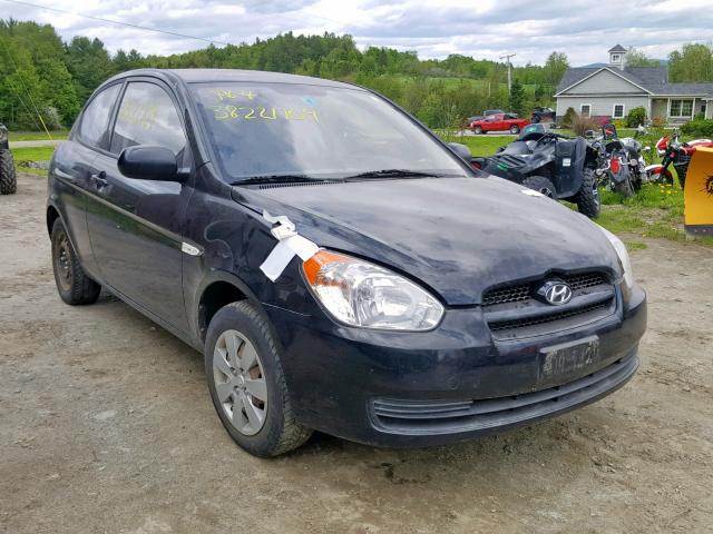 KMHCM3AC3BU192968 - 2011 HYUNDAI ACCENT GL BLACK photo 1